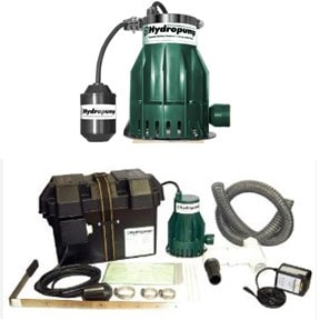 Here's what is included in the Hyrdro Pump DH1800 kit: the pump, junction box, battery charger, an L bracket and all of the fittings. 